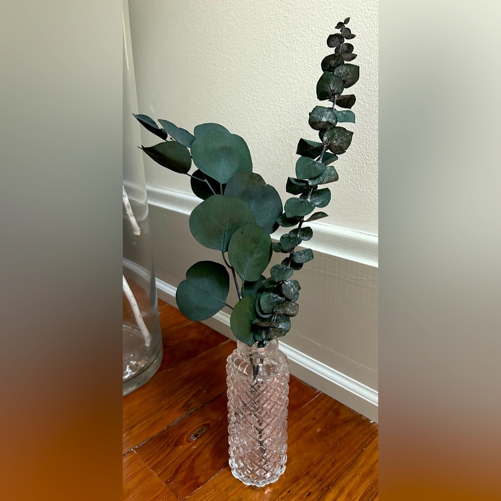 Two Stem Dried Eucalyptus Floral Arrangement